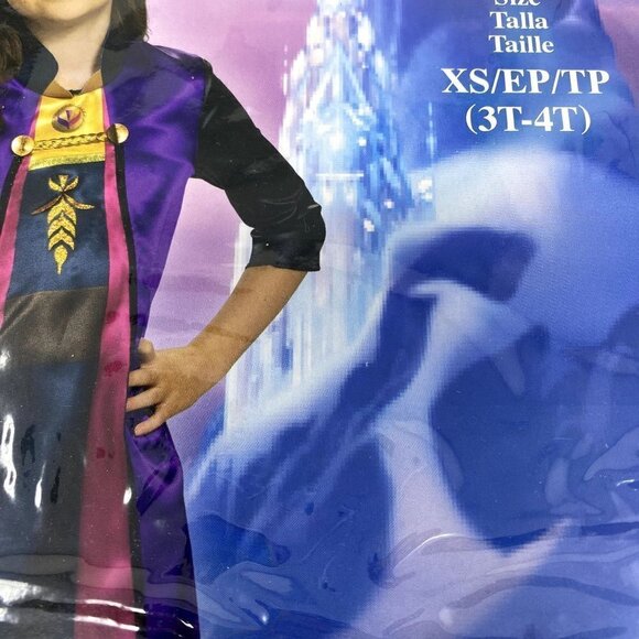 Disguise Kids' Disney Frozen Anna Halloween Costume XS (3-4T)/ S (4-6X) - Picture 5 of 8